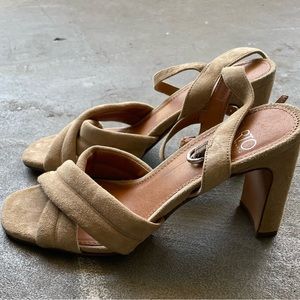 Franco Sarto Suede Sandals